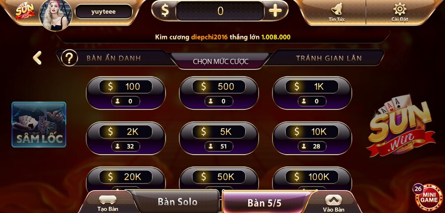 Sâm Lốc Sunwin - Đỉnh Cao So Tài, Rinh Quà Liền Tay!